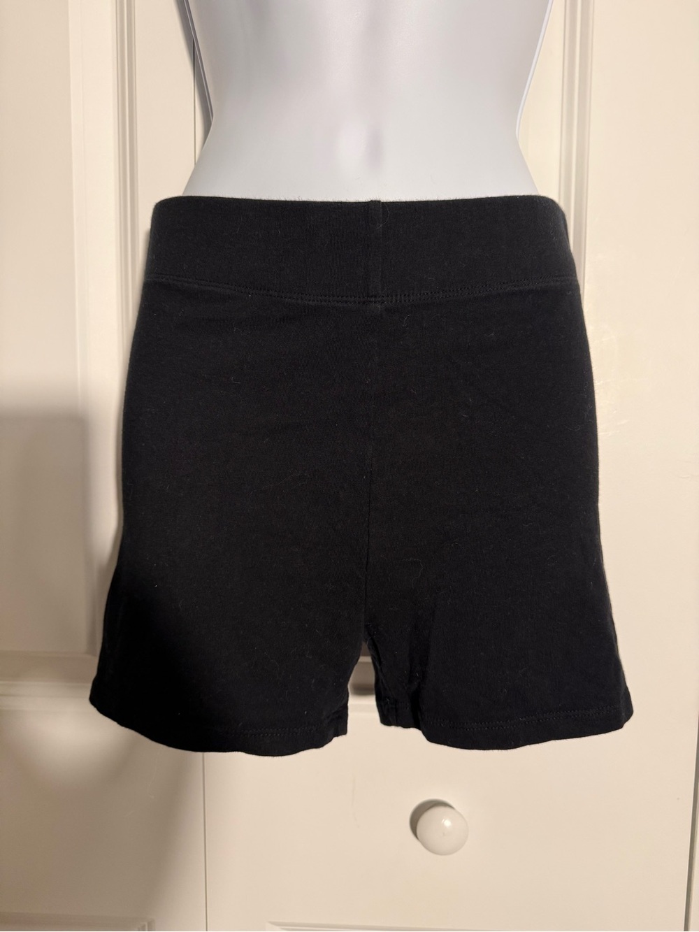 Forever 21 Black Knit High-Rise Athletic Shorts